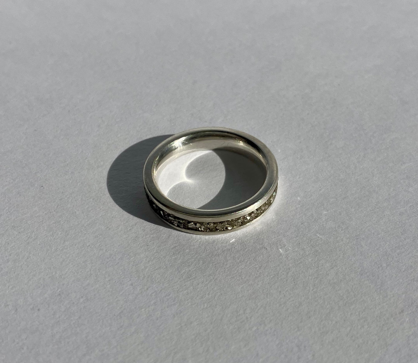 Enduring Love - German Glass Minimalist Ring